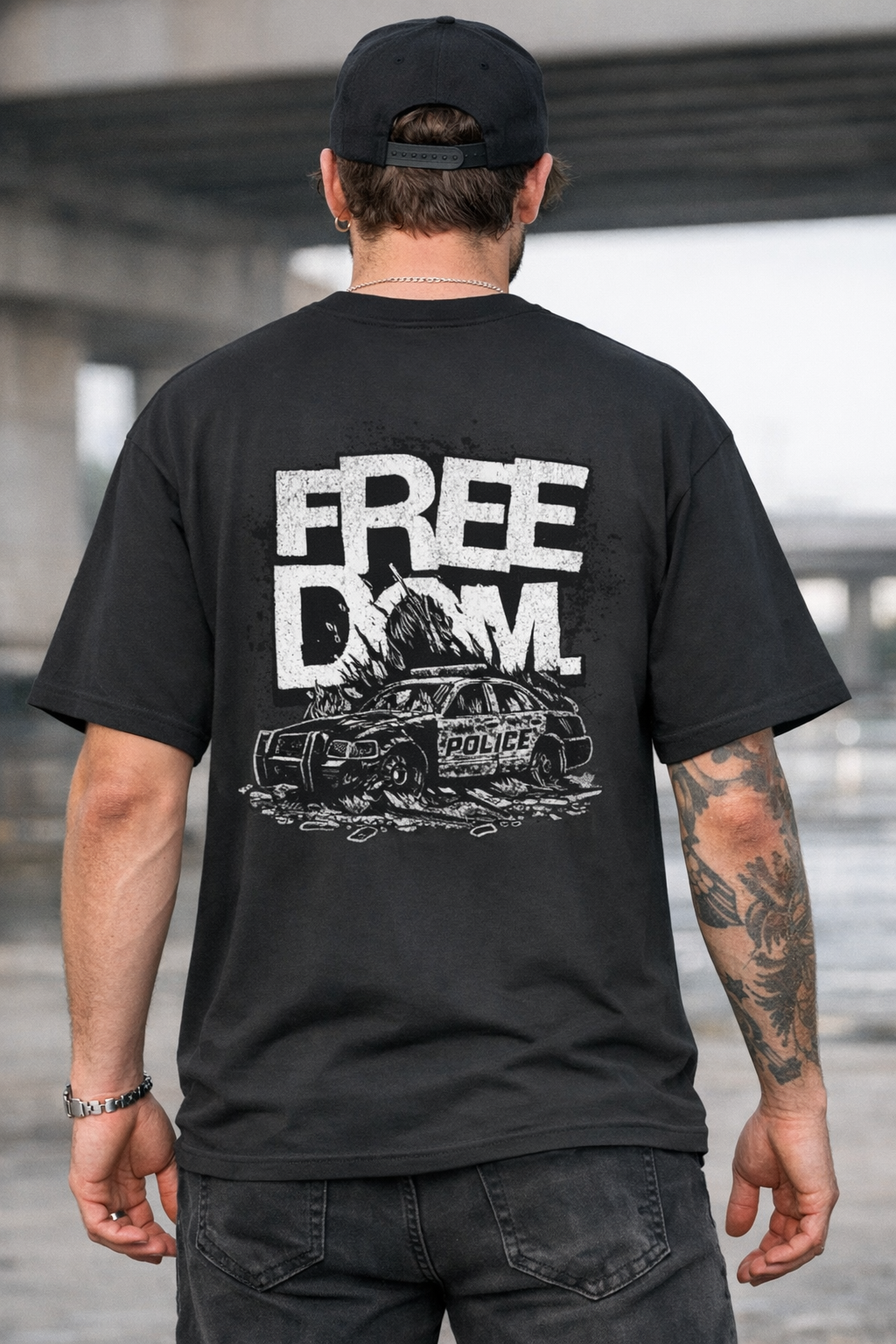 Freedom Statement Oversized T-Shirt